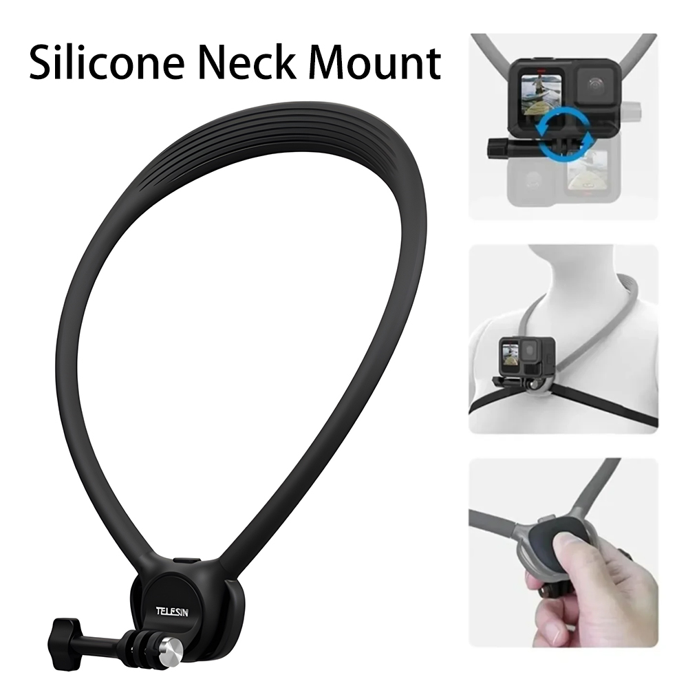 Insta360 Camera Go 3 - Silicone Neck Mount Soft for Gopro