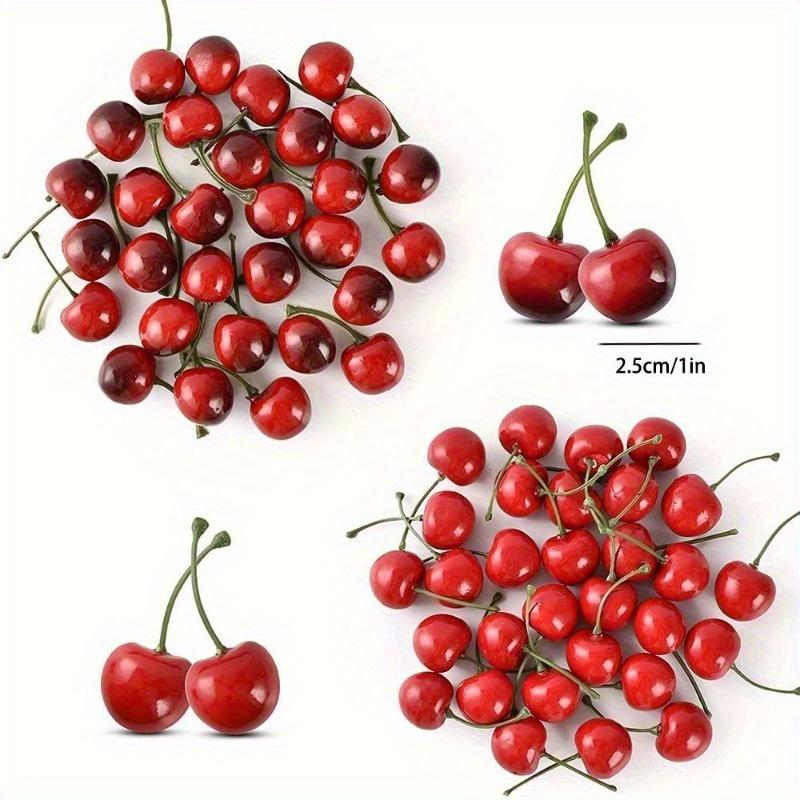 Photography Food - 30Pcs Fake Cherry Artificial Fruit Model