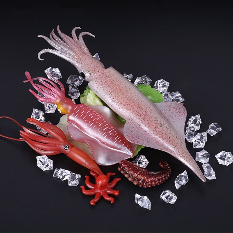 Photography Food - Simulation Squid Model Kitchen Photography Fake