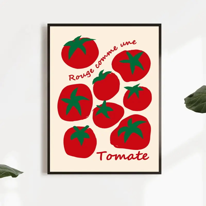 Modern Colorful Red Tomatoes W - Photography Art review and price