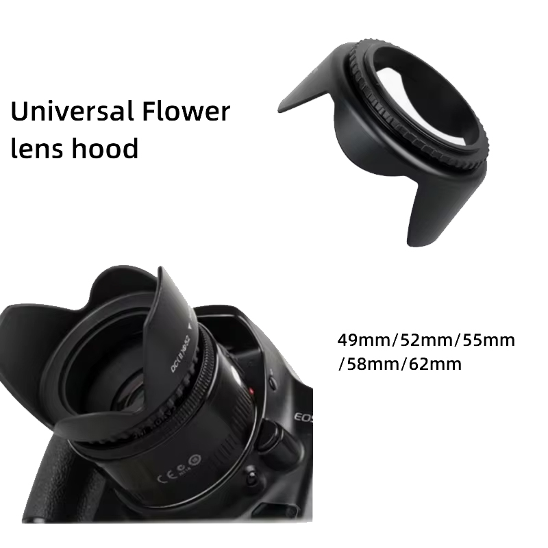 49mm 52mm 55mm 58mm 62mm 67mm  - Lens Hood Petal review and price