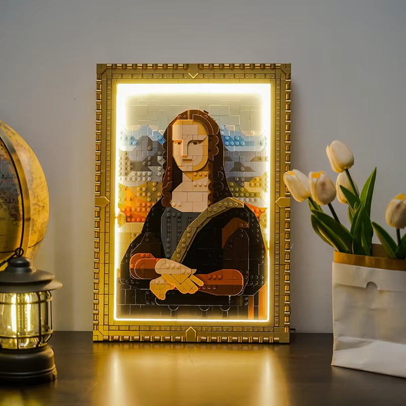 DIY Mona Lisa Building Blocks  - Photography Architecture review and price