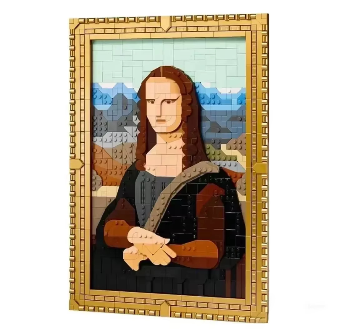 DIY Mona Lisa Building Blocks  - Photography Architecture review and price