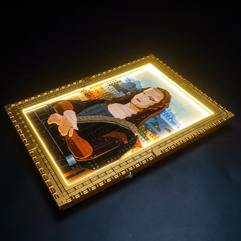 DIY Mona Lisa Building Blocks  - Photography Architecture review and price