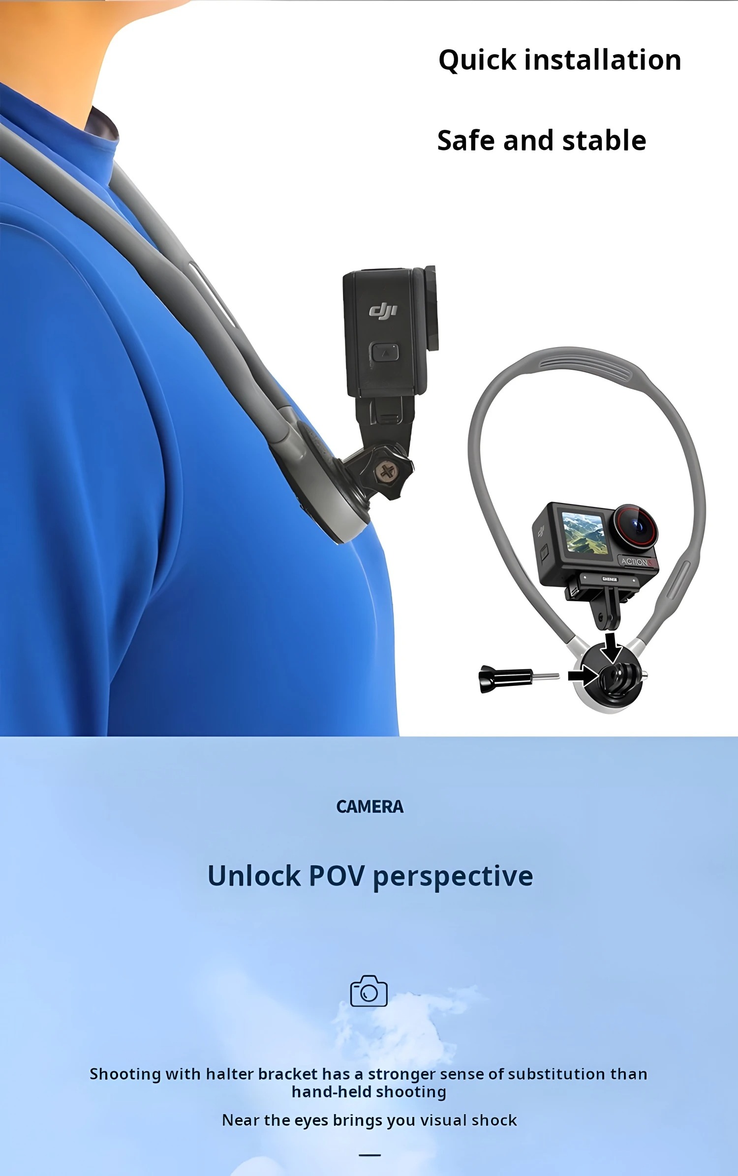 Silicone Neck Mount Soft for G - Insta360 Camera Go 3 review and price