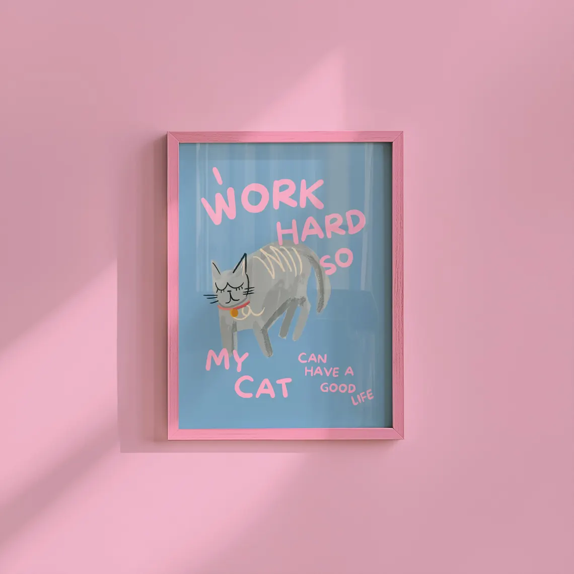 Humorous Cat Lover Wall Print  - Photography Art review and price