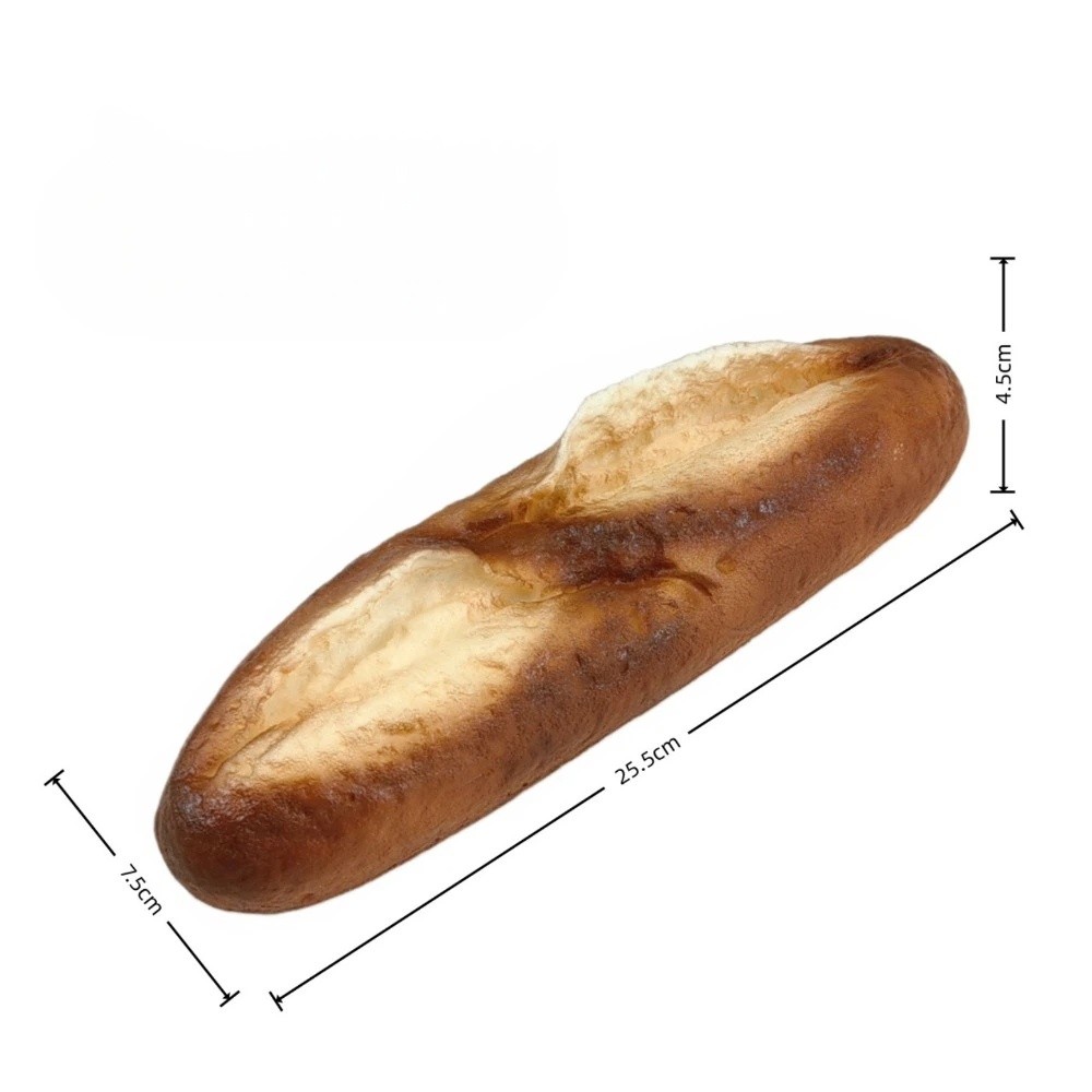 Soft PU Faux Bread Realistic N - Photography Interest review and price