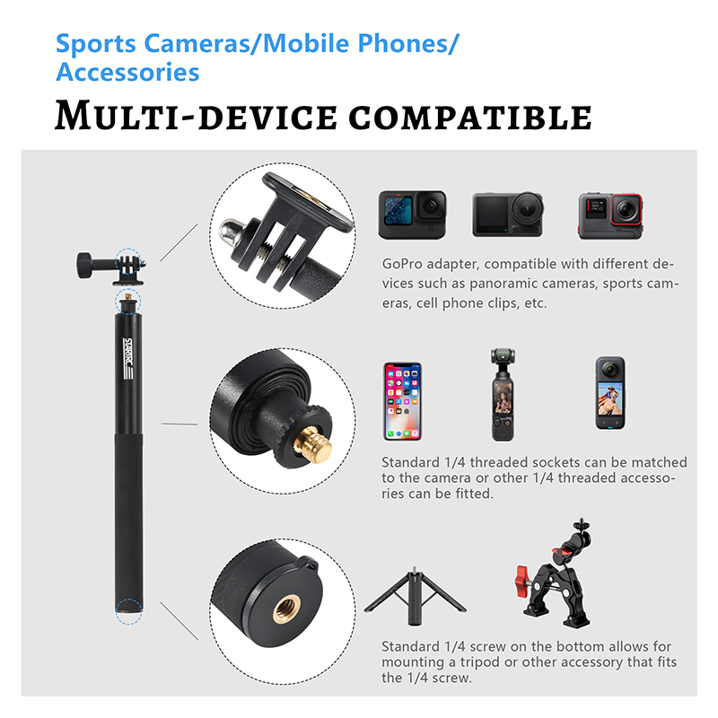 Selfie Stick 1.32m Underwater  - Insta360 Camera Go 3 review and price