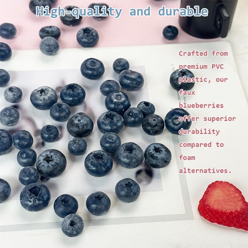 Fake Blueberries, Realistic Fa - Photography Food review and price