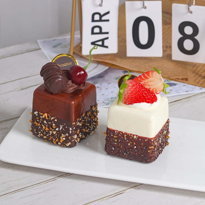 1PC Artificial Fruit Cake Bisc - Photography Food review and price