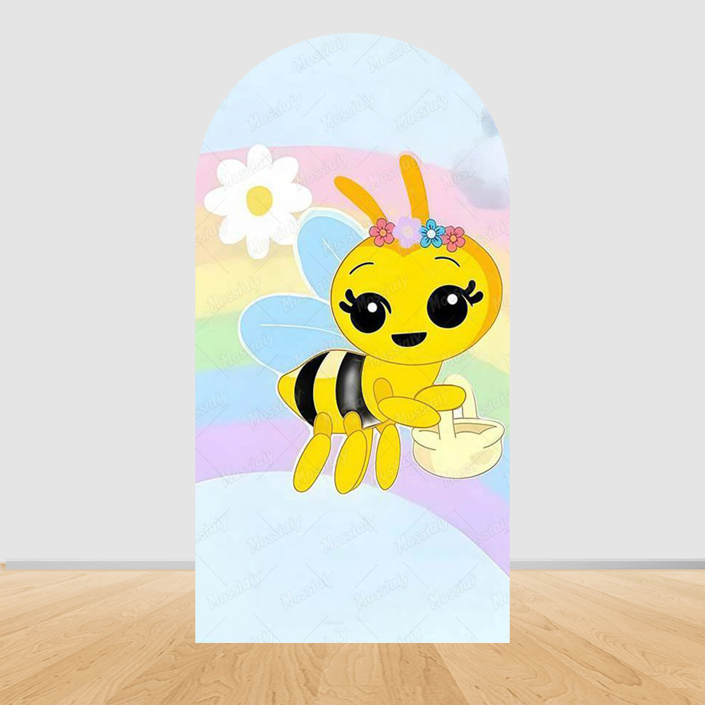 Cute Bee Theme Arch Backdrop C - Photography Names review and price