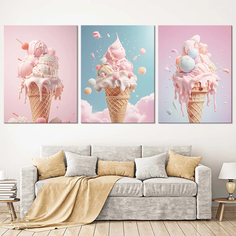 Unframe Pink Food Ice Cream Ma - Photography Food review and price