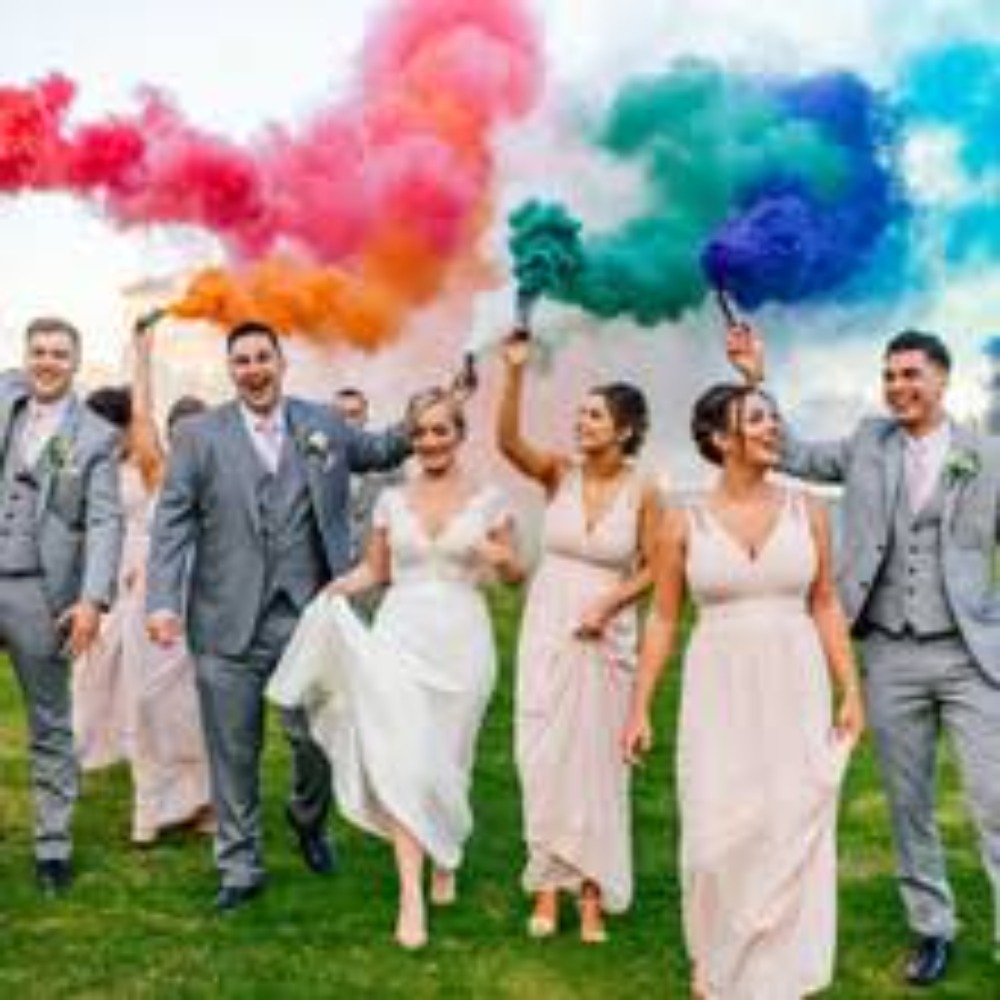 Colorful Handheld Smokes  Wedd - Photography Interest review and price